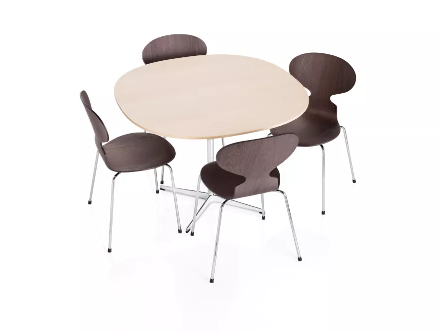 Fritz Hansen A603 Tafel Wit Laminaat 100x100 7 Fritz Hansen A603 Tafel Wit Laminaat 100x100 - Afbeelding 7