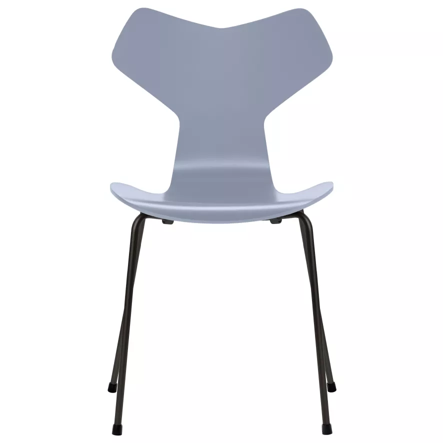 Fritz Hansen Grand Prix Eetkamerstoel Zwart, Eiken Dusk Blue 2 Fritz Hansen Grand Prix Eetkamerstoel Zwart, Eiken Dusk Blue - Afbeelding 2