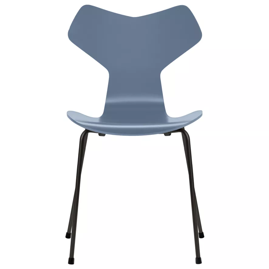 Fritz Hansen Grand Prix Eetkamerstoel Zwart, Eiken Dusk Blue 1 Fritz Hansen Grand Prix Eetkamerstoel Zwart, Eiken Dusk Blue