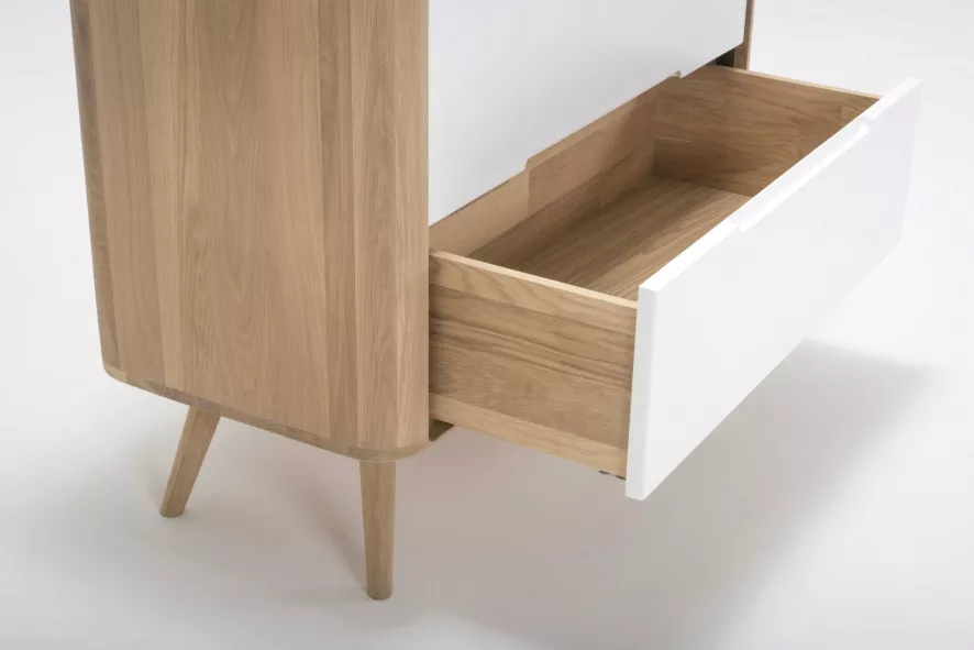 Gazzda Ena Ladekast Een Whitewash 4 Gazzda Ena Ladekast Een Whitewash - Afbeelding 4