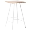 Gazzda Leina Bar Tafel 70x70 Whitewash, Wit Onderstel