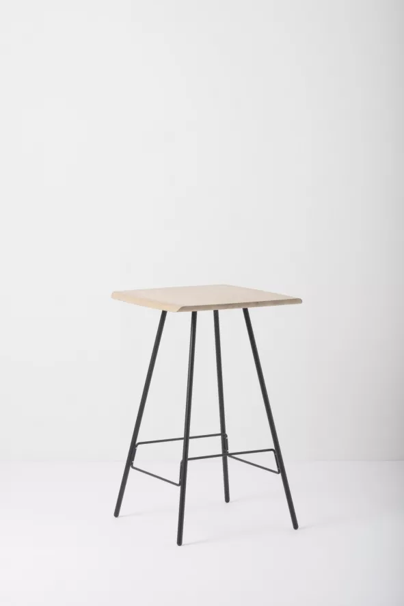 Gazzda Leina Bar Tafel 70x70 Whitewash, Wit Onderstel 14 Gazzda Leina Bar Tafel 70x70 Whitewash, Wit Onderstel - Afbeelding 14