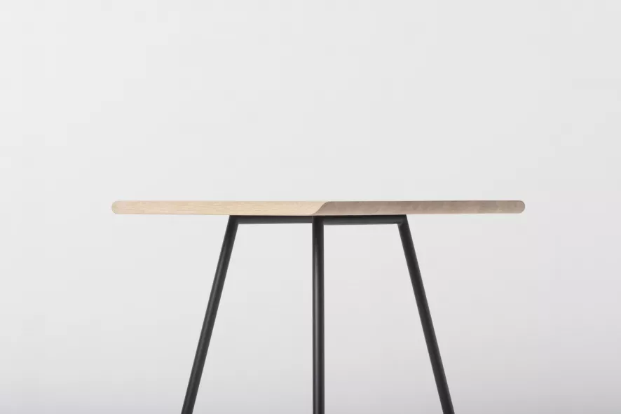 Gazzda Leina Bar Tafel 70x70 Whitewash, Wit Onderstel 17 Gazzda Leina Bar Tafel 70x70 Whitewash, Wit Onderstel - Afbeelding 17