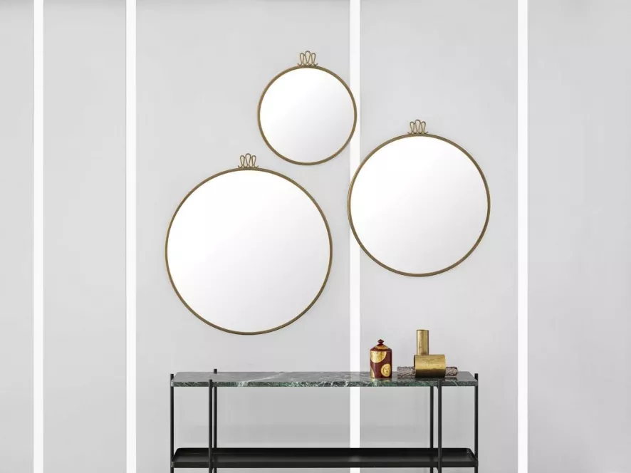 Gubi TS Sidetable 120x30x72 Messing/groen Marmer 5 Gubi TS Sidetable 120x30x72 Messing/groen Marmer - Afbeelding 5