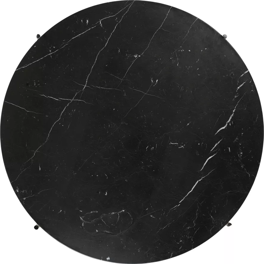 Gubi TS Salontafel 80 Polished Steel Black Marquina Marble 4 Gubi TS Salontafel 80 Polished Steel Black Marquina Marble - Afbeelding 4