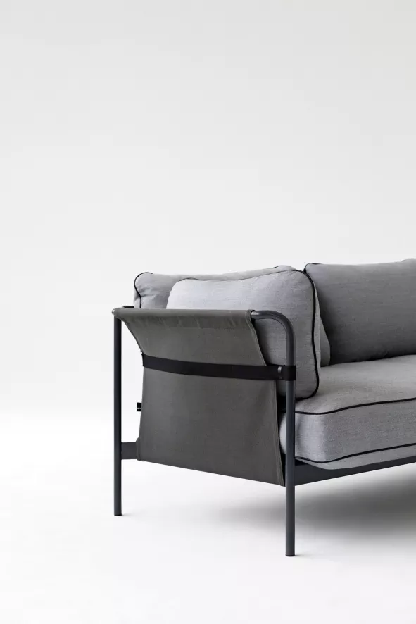 Hay Can Bank 2-zits Frame Verchroomd Staal, Roden 04 10 Hay Can Bank 2-zits Frame Verchroomd Staal, Roden 04 - Afbeelding 10