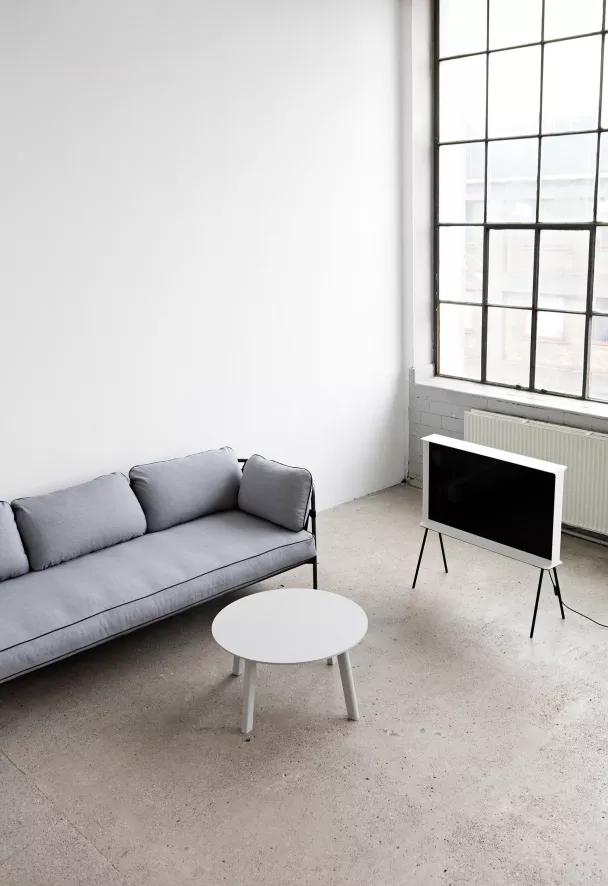 Hay Can Bank 2-zits Frame Verchroomd Staal, Roden 04 14 Hay Can Bank 2-zits Frame Verchroomd Staal, Roden 04 - Afbeelding 14