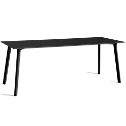 Hay CPH Deux 210 Tafel 200x75 Met Beuken Beuken Onderstel Inktzwart