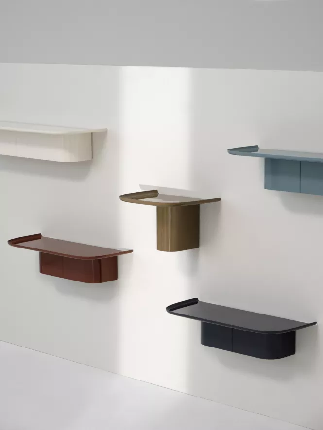 Hay Korpus Shelf Wandplank 1 Haak Midnight Blue 4 Hay Korpus Shelf Wandplank 1 Haak Midnight Blue - Afbeelding 4