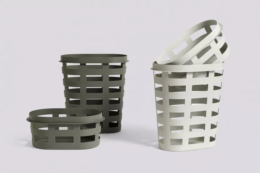 Hay Laundry Basket Wasmand S Soft Blue 2 Hay Laundry Basket Wasmand S Soft Blue - Afbeelding 2