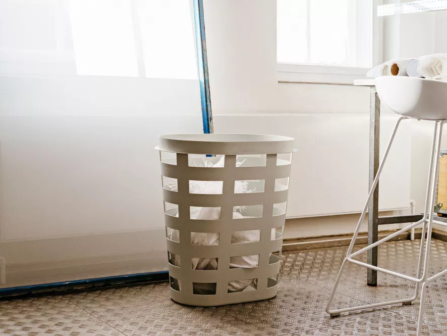 Hay Laundry Basket Wasmand S Soft Blue 5 Hay Laundry Basket Wasmand S Soft Blue - Afbeelding 5