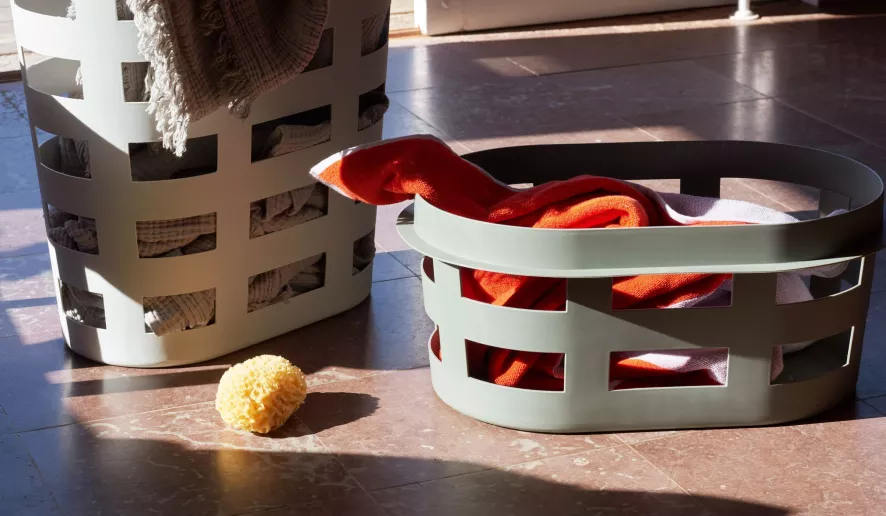 Hay Laundry Basket Wasmand S Soft Blue 6 Hay Laundry Basket Wasmand S Soft Blue - Afbeelding 6