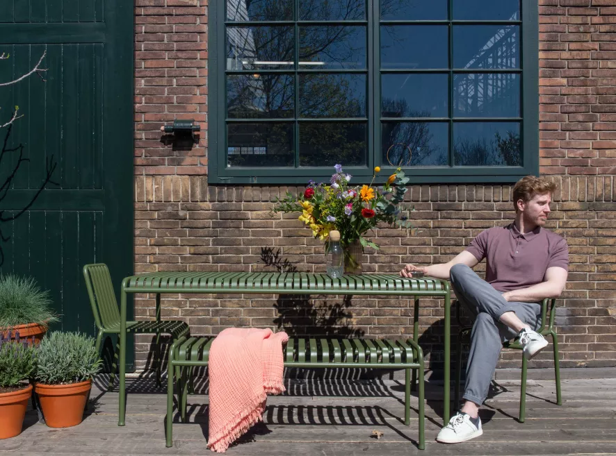 Hay Palissade Tuinstoel Gegalvaniseerd Staal 5 Hay Palissade Tuinstoel Gegalvaniseerd Staal - Afbeelding 5