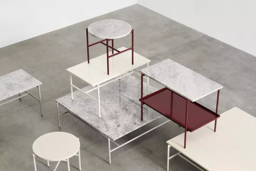 Hay Rebar Marble Side Salontafel 75x44 5 Hay Rebar Marble Side Salontafel 75x44 - Afbeelding 5