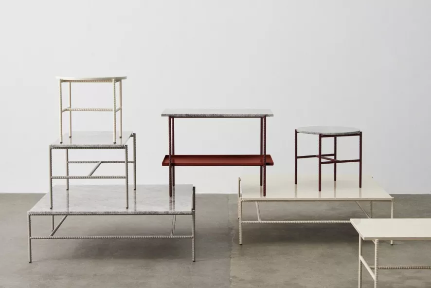 Hay Rebar Marble Side Salontafel 75x44 12 Hay Rebar Marble Side Salontafel 75x44 - Afbeelding 12