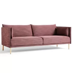 Hay Silhouette Bank 3 Zits Met Eiken Onderstel Raas 662