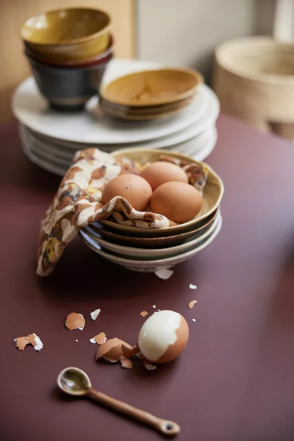 HKliving Cotton Servet Set Van 2 Floral Vintage 17 HKliving Cotton Servet Set Van 2 Floral Vintage - Afbeelding 17