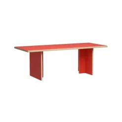HKliving Dining Table Eettafel 220x90 Orange