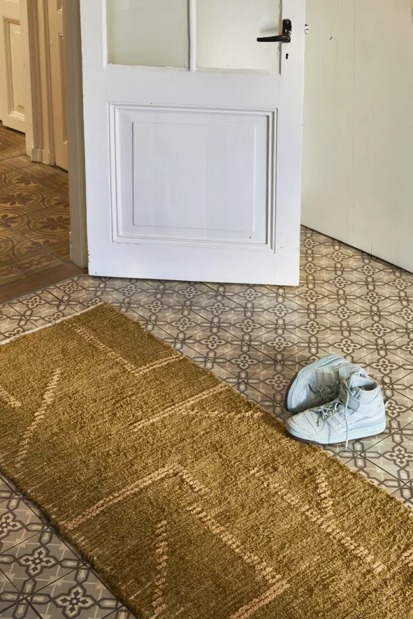 HKliving Hand Woven Vloerkleed 70x200 Peach/mocha 5 HKliving Hand Woven Vloerkleed 70x200 Peach/mocha - Afbeelding 5