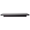 HKliving Lounge Plateau Salontafel 120x50 Zwart