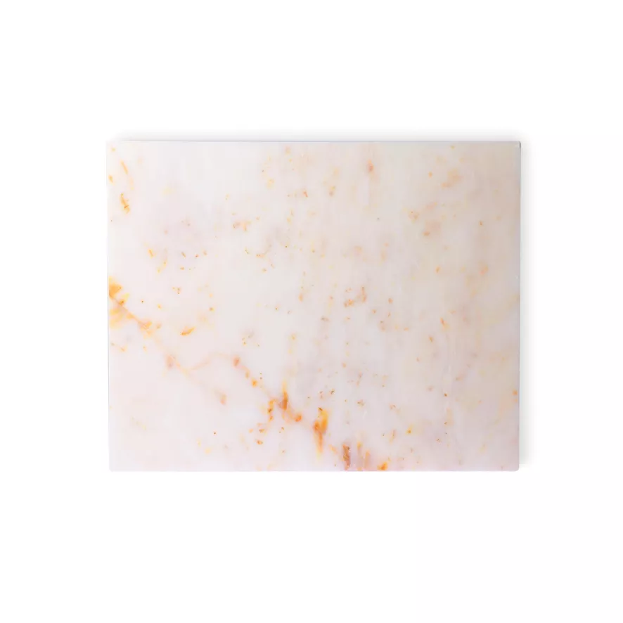 HKliving Marble Polished Snijplank Wit 5 HKliving Marble Polished Snijplank Wit - Afbeelding 5
