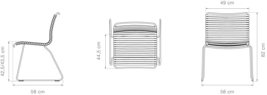 Houe Click Tuinstoel Dusty Light Green 12 Houe Click Tuinstoel Dusty Light Green - Afbeelding 12