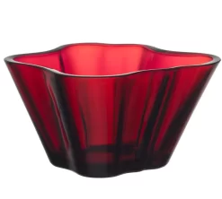 Iittala Alvar Aalto Schaal Ø14 Cranberry