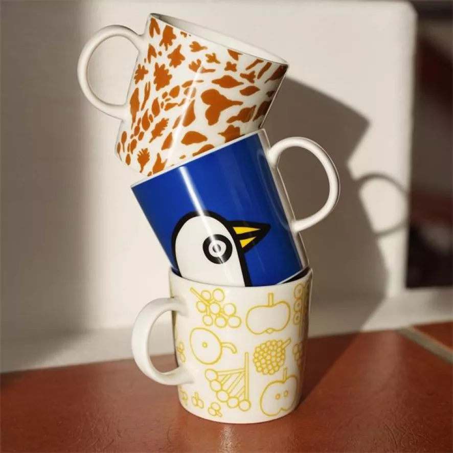 Iittala Oiva Toikka Mok 0,3L Birdie Roze 3 Iittala Oiva Toikka Mok 0,3L Birdie Roze - Afbeelding 3