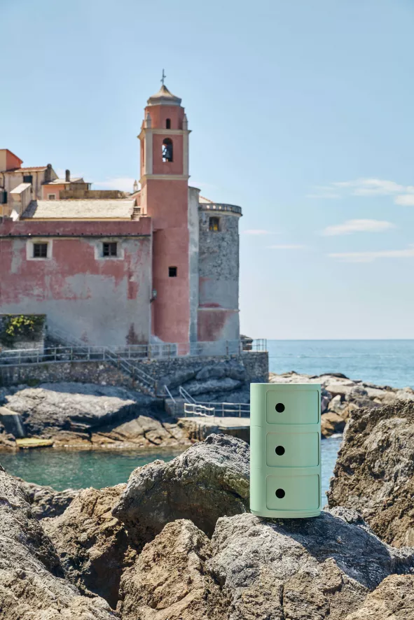 Kartell Componibili Bio Kast Rond Large Groen (3 Comp.) 12 Kartell Componibili Bio Kast Rond Large Groen (3 Comp.) - Afbeelding 12