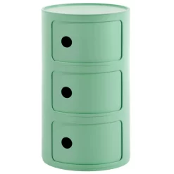 Kartell Componibili Bio Kast Rond Large Groen (3 Comp.)