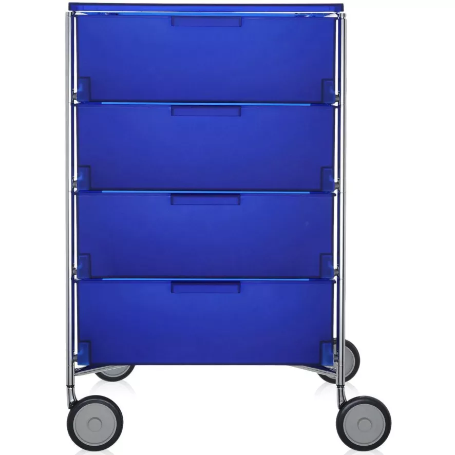 Kartell Mobil 4 Ladekast Ondoorzichtig Matte Antraciet 2 Kartell Mobil 4 Ladekast Ondoorzichtig Matte Antraciet - Afbeelding 2