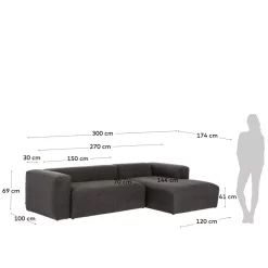 Kave Home Blok 3-zits Bank Met Chaise Longue Rechts Grijs Corduroy -Meubelwinkel x886x886 kave home blok 3 zits bank met chaise longue rechts7.jpg.pagespeed.ic .LcmzPIE8Rt