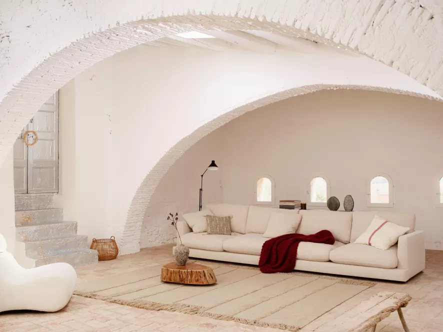 Kave Home Gala 6-zits Bank Wit 4 Kave Home Gala 6-zits Bank Wit - Afbeelding 4