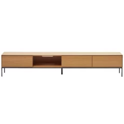 Kave Home Vedrana Tv-meubel 195x35 Eiken