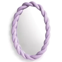 & Klevering &klevering Braid Spiegel 35x26 Lila