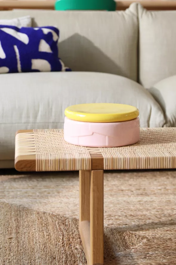 & Klevering &klevering Flake Voorraadpot Ø22x5 X 9,5 Roze 2 & Klevering &klevering Flake Voorraadpot Ø22x5 X 9,5 Roze - Afbeelding 2