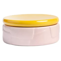 & Klevering &klevering Flake Voorraadpot Ø22x5 X 9,5 Roze