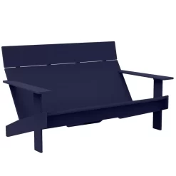 Loll Designs Lollygagger Sofa 2-zits Tuinbank Navy Blue