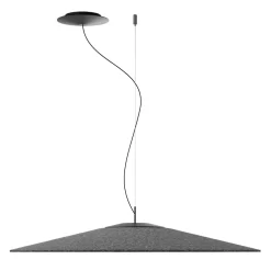 Luceplan Koinè Hanglamp LED Ø86 Akoestisch Antraciet