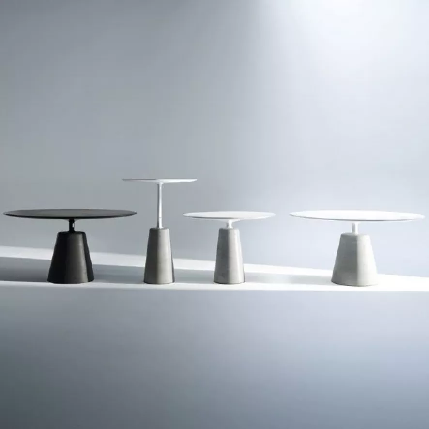 MDF Italia Rock Table Tafel Wit 120 2 MDF Italia Rock Table Tafel Wit 120 - Afbeelding 2