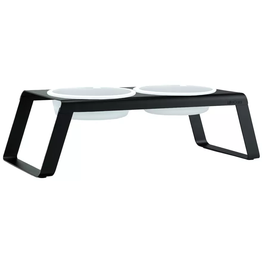 MiaCara Desco Hondenvoerbak Porselein Large Grijs 6 MiaCara Desco Hondenvoerbak Porselein Large Grijs - Afbeelding 6