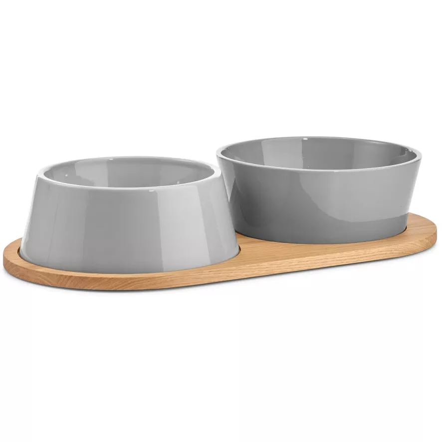 MiaCara Doppio Hondenvoerbak Medium Pine 2 MiaCara Doppio Hondenvoerbak Medium Pine - Afbeelding 2