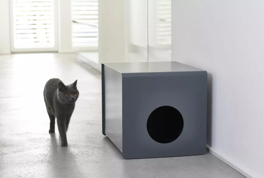 MiaCara Sito Kattenbak Grijs 2 MiaCara Sito Kattenbak Grijs - Afbeelding 2