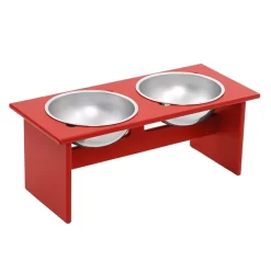 Loll Designs Minimalist Hondenvoerbak Medium Apple Red