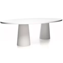 Moooi Container Tafel Ovaal 260x150 Eiken Wit