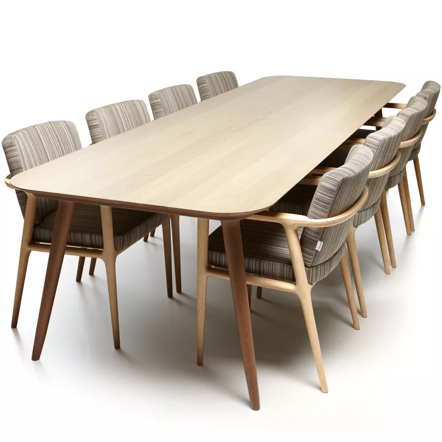 Moooi Zio Eettafel 310x100 Cinnamon Stained 10 Moooi Zio Eettafel 310x100 Cinnamon Stained - Afbeelding 10