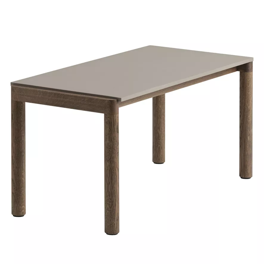Muuto Couple Salontafel 40x84 Plain Donker Eiken Pale Blue 2 Muuto Couple Salontafel 40x84 Plain Donker Eiken Pale Blue - Afbeelding 2