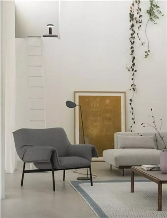 Muuto Couple Salontafel 40x84 Plain Donker Eiken Pale Blue 4 Muuto Couple Salontafel 40x84 Plain Donker Eiken Pale Blue - Afbeelding 4