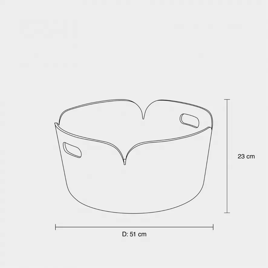 Muuto Restore Round Opbergmand Groen 4 Muuto Restore Round Opbergmand Groen - Afbeelding 4