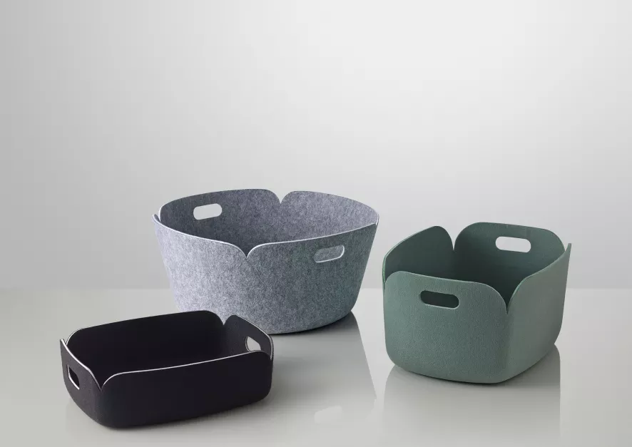 Muuto Restore Round Opbergmand Groen 2 Muuto Restore Round Opbergmand Groen - Afbeelding 2